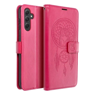 Flip pouzdro na mobil Samsung Galaxy A57 5G - MEZZO Book lapač snů magenta