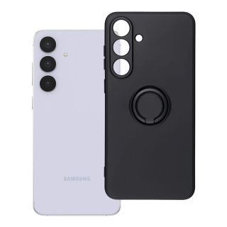 Kryt na mobil Samsung Galaxy S25 FE - Silicone Ring černý