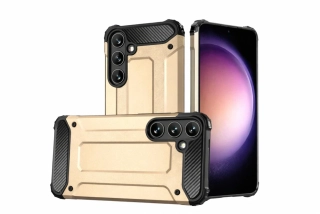Odolný kryt na mobil Samsung Galaxy A36 5G - Armor zlatavý