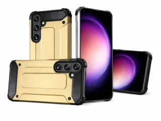 Odolný kryt na mobil Samsung Galaxy A56 5G - Armor zlatavý