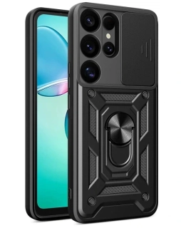 Odolný kryt na mobil Samsung Galaxy S25 Ultra - Camshield černý