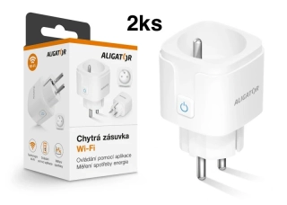 Chytrá Wi-Fi zásuvka ALIGATOR 16A - sada 2 ks