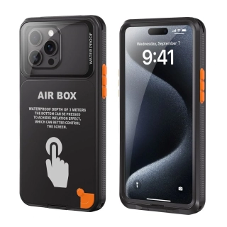 Voděodolný kryt na mobil Shellbox Airbox 6.7 černý