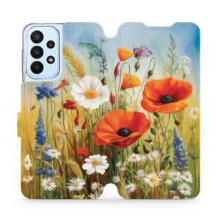 Flipové pouzdro Mobiwear - Samsung Galaxy A23 / A23 5G - VP43S Letní louka