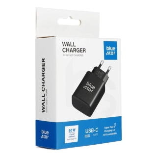 Blue Star nabíječka USB-C iPhone 17 Pro 60W černá (bez kabelu)