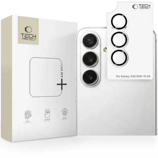 Ochranné sklo čoček Galaxy S26/S26+ Tech-Protect černé 5906302353217