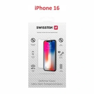 Ochranné sklo iPhone 16 Swissten 2.5D čiré