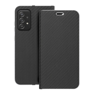 Flip pouzdro na mobil Galaxy A52/A52s Luna Carbon černé