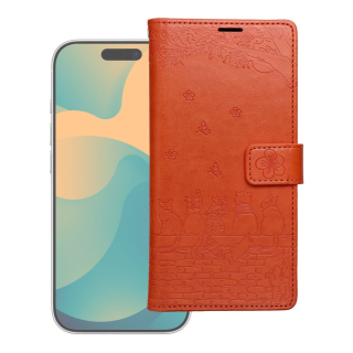 Flip pouzdro Redmi Note 15 4G Mezzo oranžové kočky