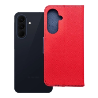 Flip pouzdro na mobil Galaxy A57 Fancy Book červeno-modré
