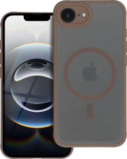 Kryt na mobil iPhone 16e/17e MagSafe hnědý