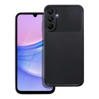 Kryt na mobil Galaxy A15 Carbon Premium černý