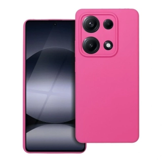 Kryt na mobil Redmi Note 14S Silicone 2mm tmavě růžový