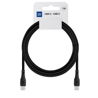 Datový kabel USB-C na USB-C Blue Star 60W 1m černý