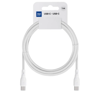 Kabel USB-C na USB-C Blue Star 60W 1m bílý