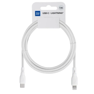 Datový kabel USB-C na Lightning Blue Star 27W 1m bílý