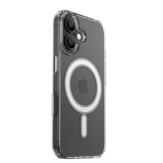 Kryt na mobil iPhone 16 Plus Swissten MagStick čirý