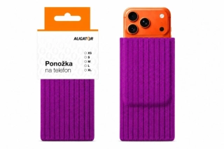 Ponožka na telefon ALIGATOR L 18 x 7,8 cm - fialová