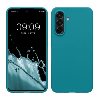 Kryt na mobil Samsung Galaxy A36 5G kwmobile TPU Matná petrolejová