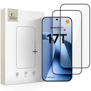 Ochranné tvrzené sklo Xiaomi 17T Tech-Protect Glass Fit+ 2 ks 5906302323456