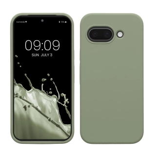 Silikonový kryt kwmobile pro Google Pixel 9a - šedozelená