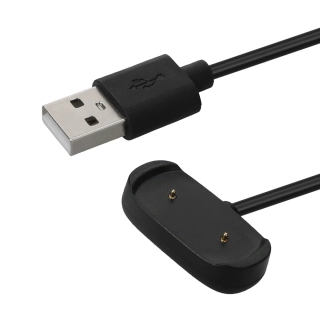 Nabíjecí kabel pro Huami Amazfit Bip 3 / 3 Pro / Bip 5 / Amazfit Active EDGE / T-Rex / Zepp E kwmobile - černá