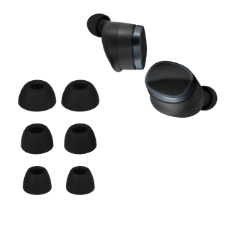 Náhradní špunty do sluchátek Bowers & Wilkins Pi8 kwmobile - černá