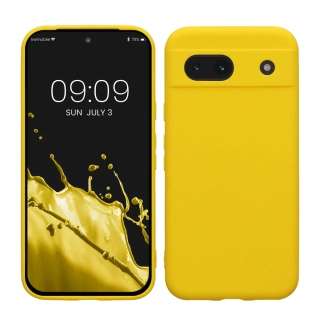 Silikonový kryt Google Pixel 8a kwmobile Radiant Yellow
