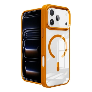 Kryt iPhone 17 Pro / 18 Pro ROAR Mag Bumper MagSafe oranžový
