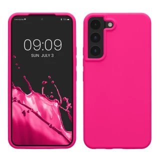 Kryt Samsung Galaxy S22 kwmobile Soft Cover neonově růžový