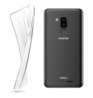 Originální silikonové pouzdro Super Gel na mobil ALIGATOR S6000 Duo Čiré