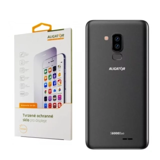Ochranné tvrzené originální sklo na displej mobilu Aligator S6000 Duo