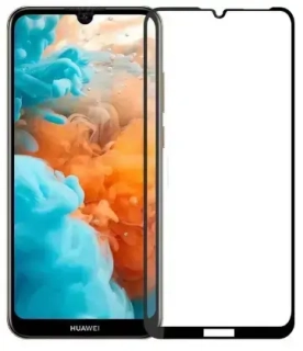 Ochranné sklo Aligátor pro Huawei Y6 2019 / Honor 8A / Y6s černé - full glue - na celý displej