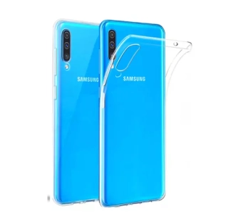 Silikonové pouzdro na mobil Samsung Galaxy A50 / A30s Coolcase Ultra Thin 0,5 mm Čiré