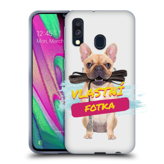 Silikonové pouzdro s vlastní fotkou pro Samsung Galaxy A40 - iSaprio