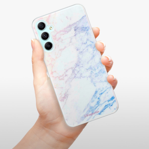 Silikonové pouzdro iSaprio - Samsung Galaxy A34 5G - Raibow Marble 10