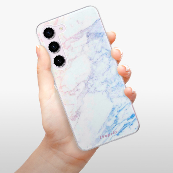 Silikonové pouzdro iSaprio - Samsung Galaxy S23 - Raibow Marble 10