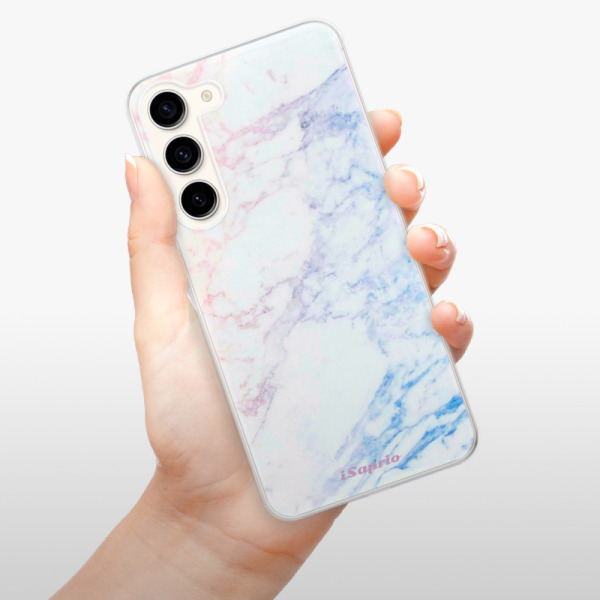 Silikonové pouzdro iSaprio - Samsung Galaxy S23 Plus - Raibow Marble 10