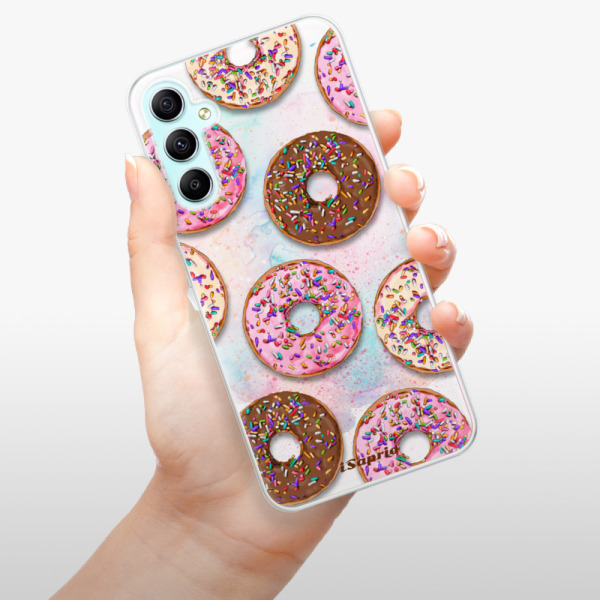 Silikonové pouzdro iSaprio - Samsung Galaxy A34 5G - Donuts 11