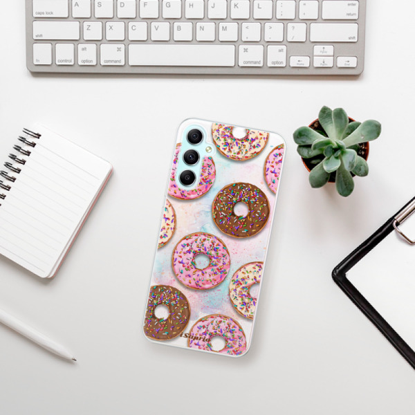 Silikonové pouzdro iSaprio - Samsung Galaxy A34 5G - Donuts 11