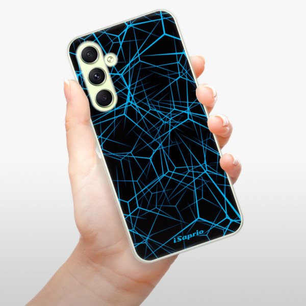 Silikonové pouzdro iSaprio - Samsung Galaxy A54 5G - Abstract Outlines 12