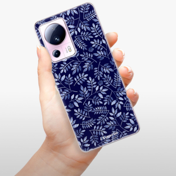 Silikonové pouzdro iSaprio - Xiaomi 13 Lite - Blue Leaves 05