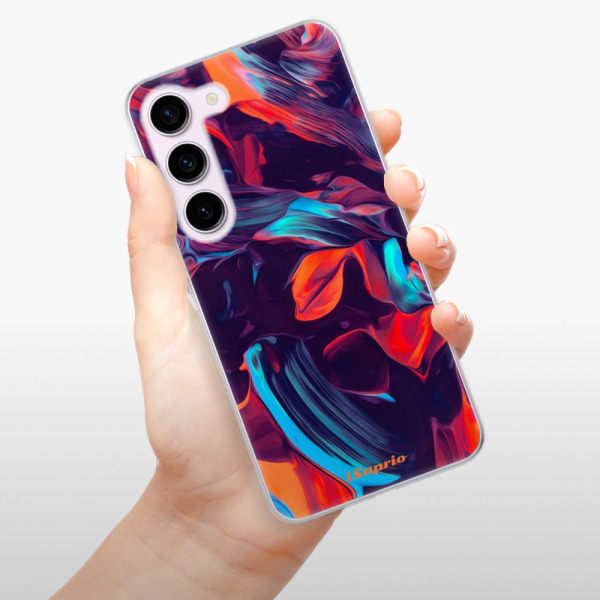 Silikonové pouzdro iSaprio - Samsung Galaxy S23 - Color Marble 19