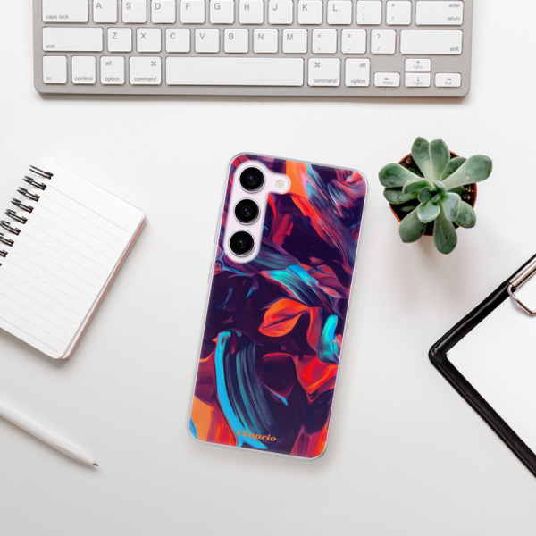 Silikonové pouzdro iSaprio - Samsung Galaxy S23 - Color Marble 19