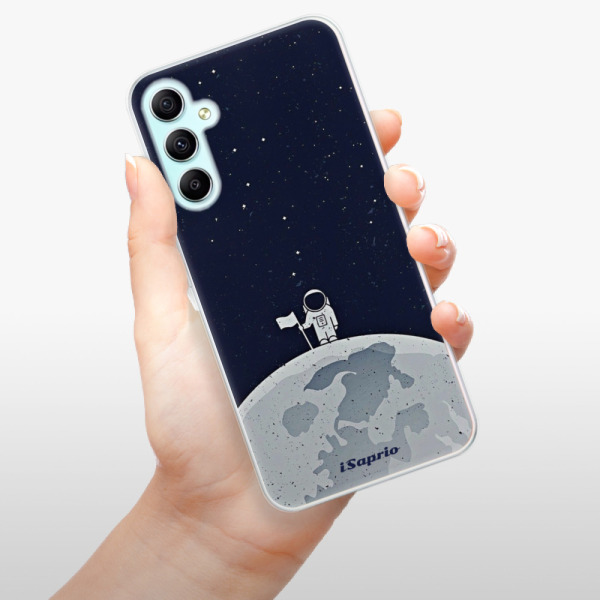 Silikonové pouzdro iSaprio - Samsung Galaxy A34 5G - On The Moon 10