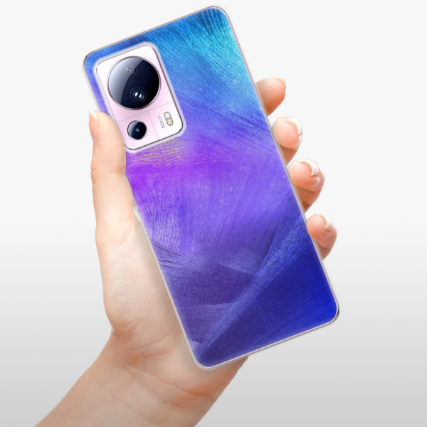 Silikonové pouzdro iSaprio - Xiaomi 13 Lite - Purple Feathers