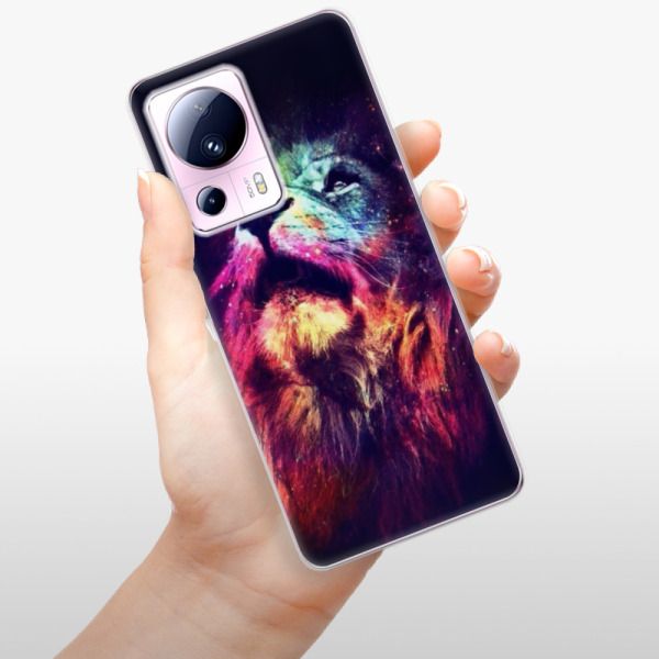 Silikonové pouzdro iSaprio - Xiaomi 13 Lite - Lion in Colors