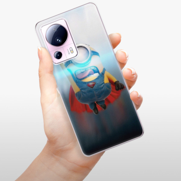 Silikonové pouzdro iSaprio - Xiaomi 13 Lite - Mimons Superman 02