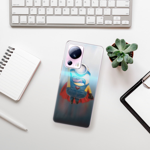 Silikonové pouzdro iSaprio - Xiaomi 13 Lite - Mimons Superman 02