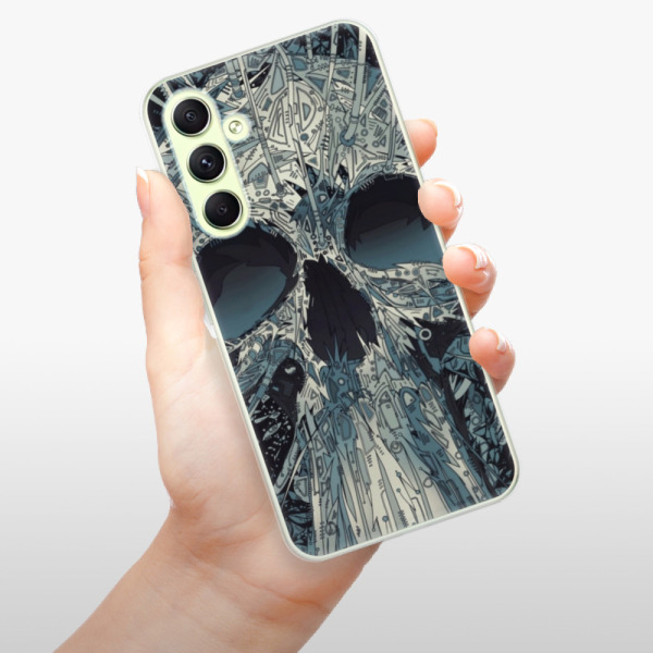 Silikonové pouzdro iSaprio - Samsung Galaxy A54 5G - Abstract Skull